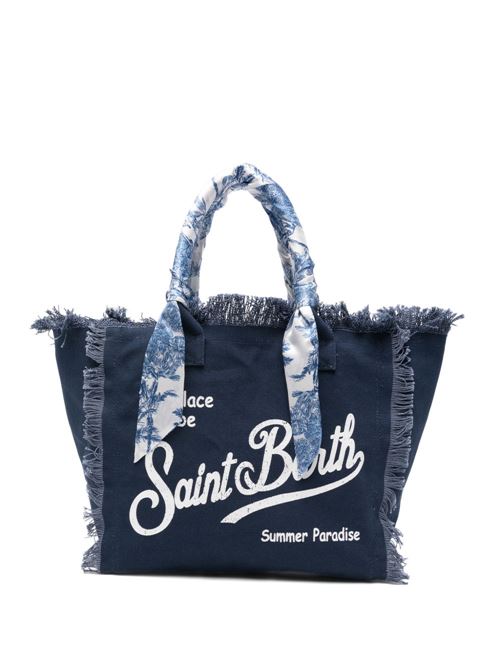 Borsa donna MC2 Saint Barth Vanity blu con foulard MC2 SAINT BARTH | VANITY foulard09850L